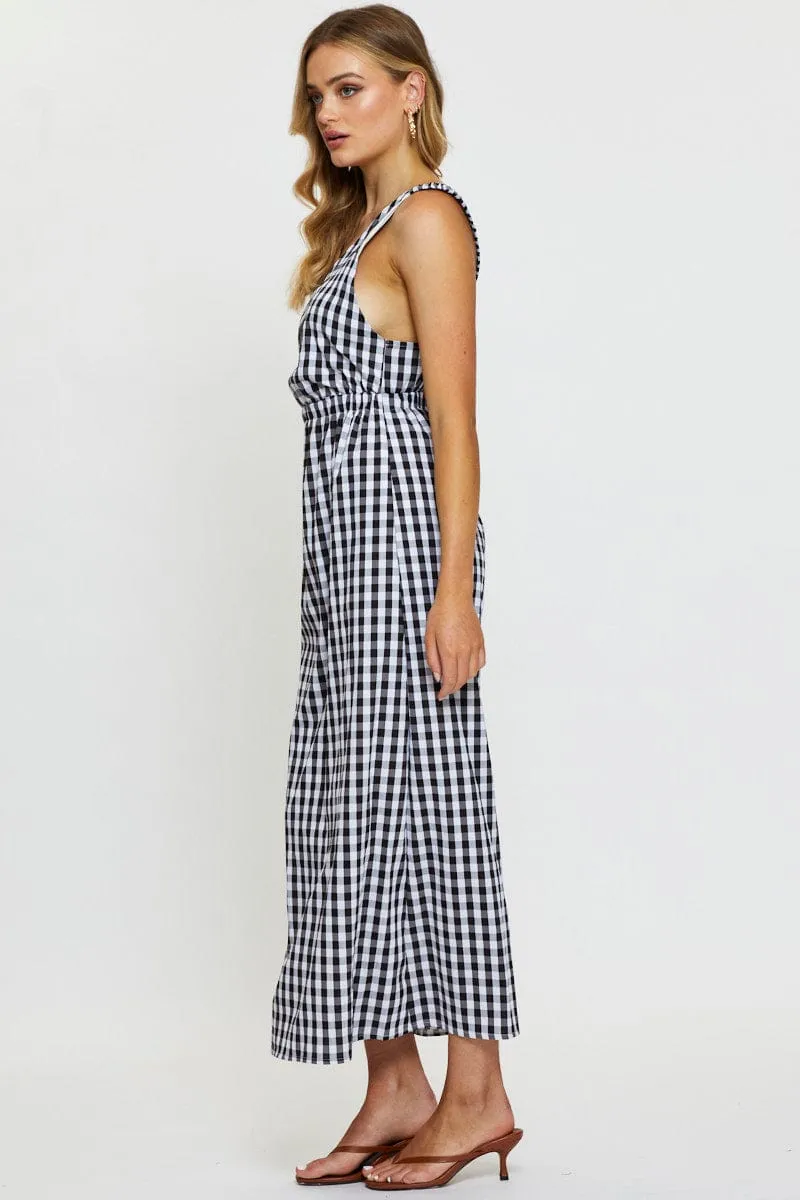 Check Maxi Dress Sleeveless sold by Ally Fashion product image thumbnail 4