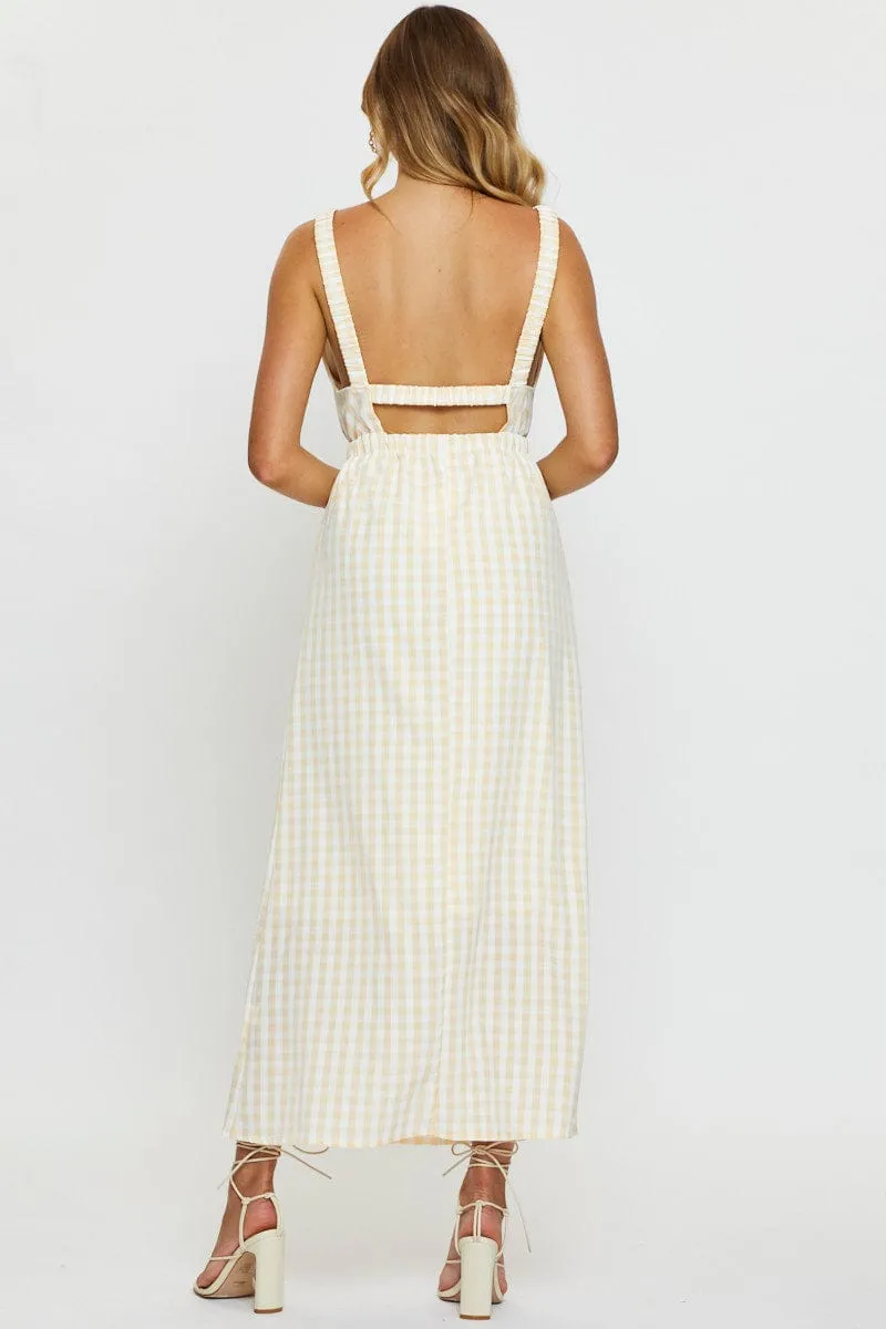 Check Maxi Dress Sleeveless sold by Ally Fashion product image thumbnail 5