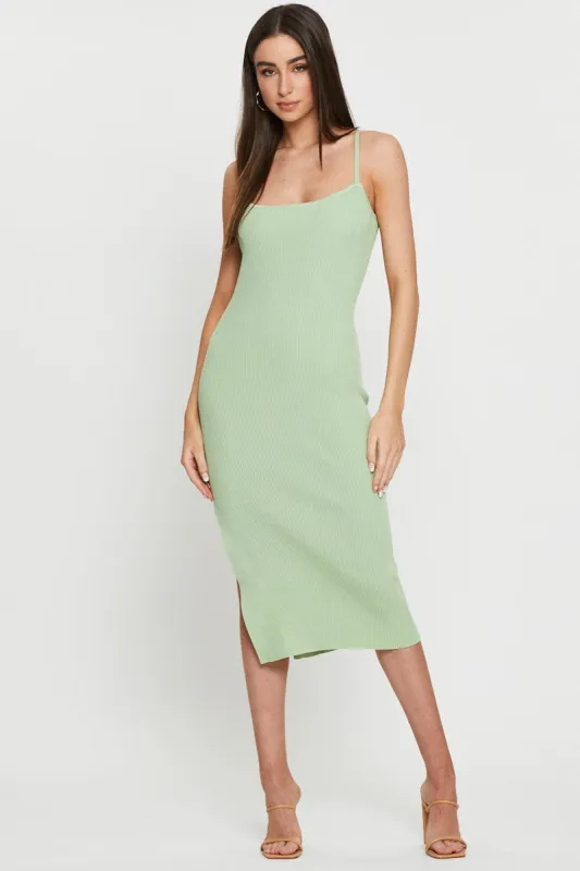 Green Knit Dress Bodycon sold by Ally Fashion