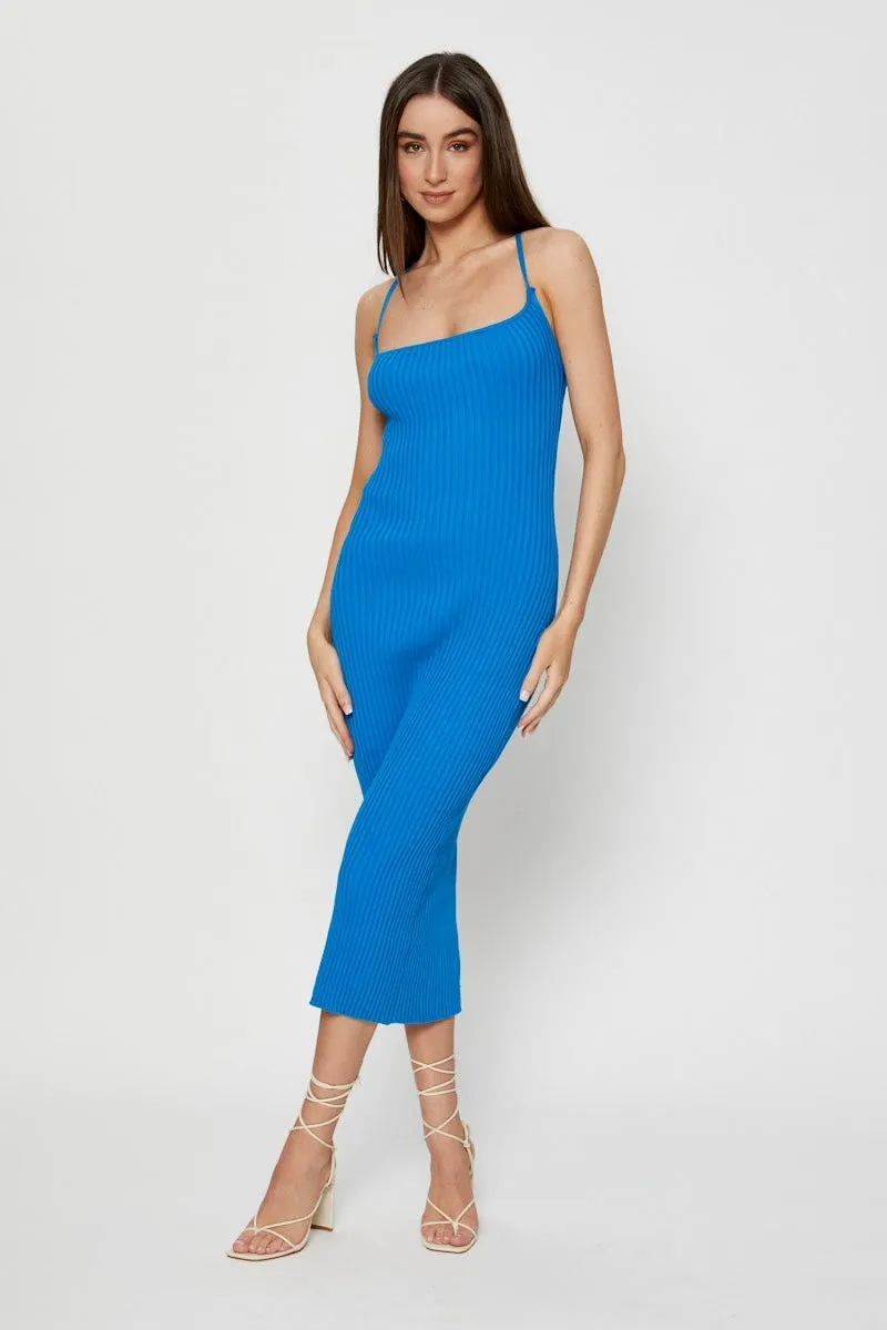 Blue Knit Dress Bodycon sold by Ally Fashion