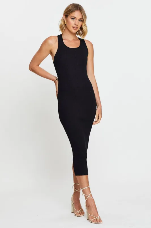 Black Knit Dress Bodycon sold by Ally Fashion