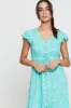 Geo Print Midi Dress Short Sleeve sold by Ally Fashion