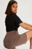 Brown Double Layer Slinky Bike Short sold by Ally Fashion