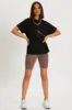 Brown Double Layer Slinky Bike Short sold by Ally Fashion