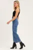Blue Denim Jeans High Rise Wide Leg Pocket sold by Ally Fashion