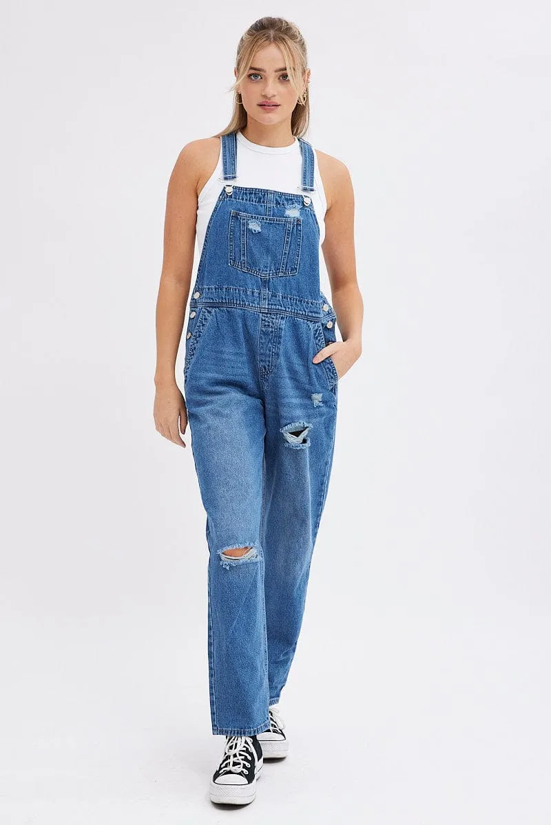 Blue Overall None sold by Ally Fashion product image thumbnail 3