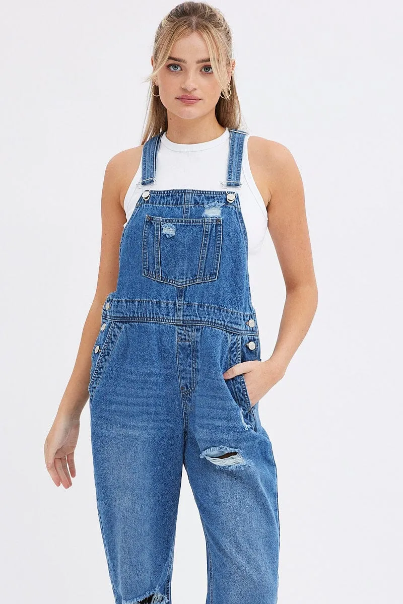 Blue Overall None sold by Ally Fashion product image thumbnail 2