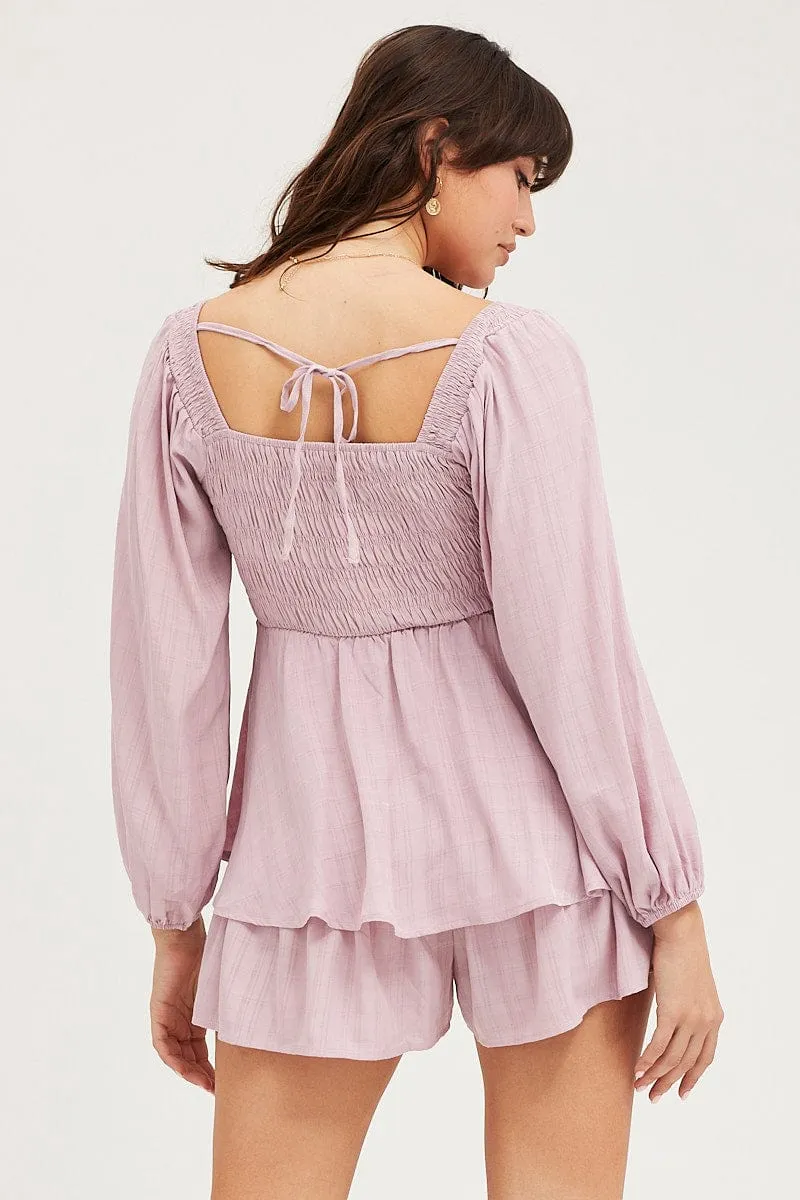 Pink Playsuit Short Sleeve sold by Ally Fashion product image thumbnail 5