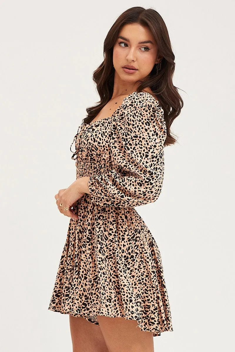 Print Playsuit Long Sleeve sold by Ally Fashion product image thumbnail 4