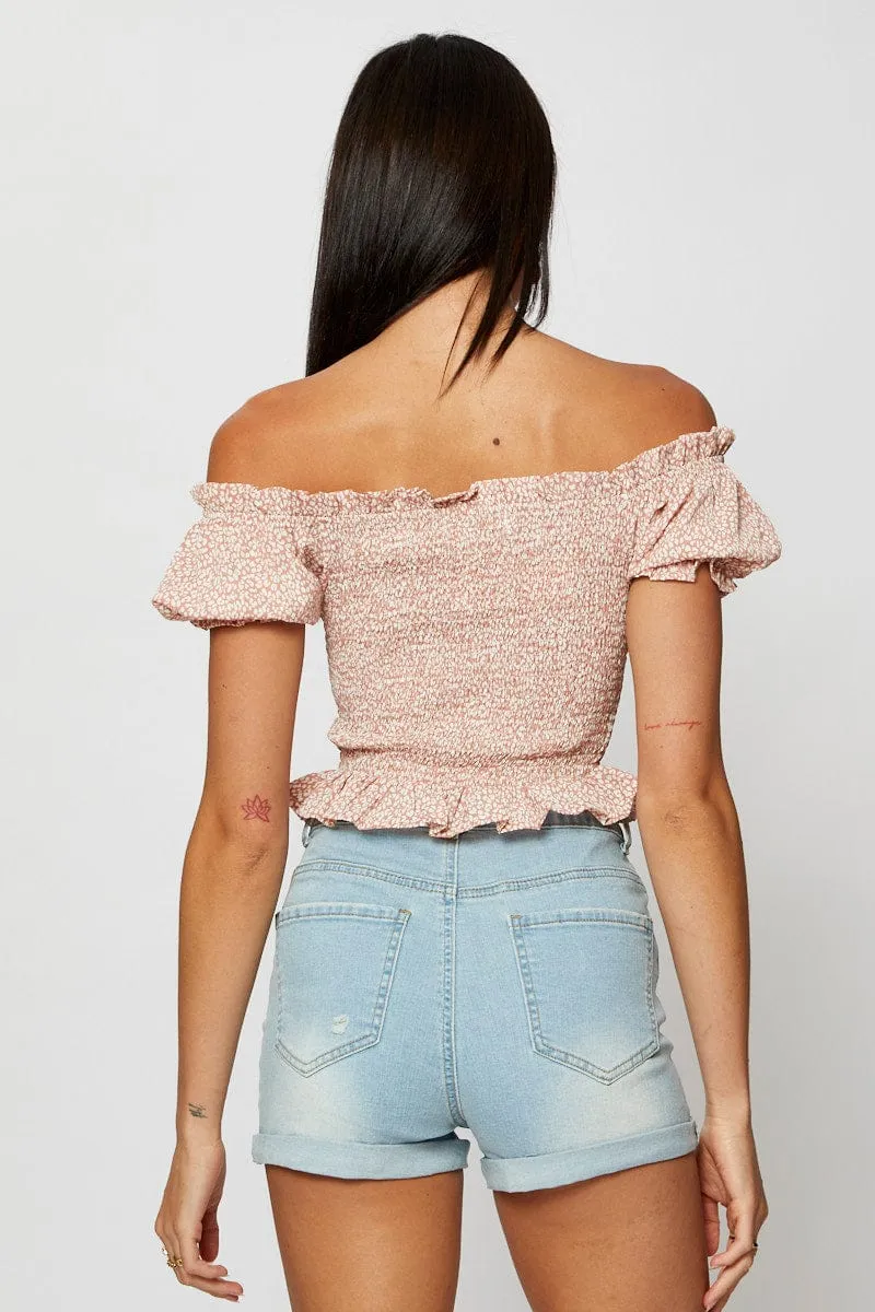 Blue Skinny Denim Shorts Mid Rise sold by Ally Fashion product image thumbnail 5