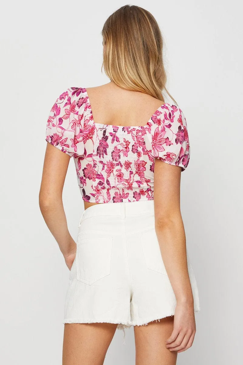 White Distress Denim Shorts High Rise sold by Ally Fashion product image thumbnail 5