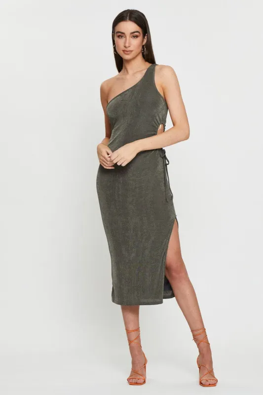 Green Midi Dress Bodycon sold by Ally Fashion