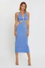 Blue Midi Dress Sleeveless sold by Ally Fashion