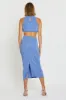 Blue Midi Dress Sleeveless sold by Ally Fashion