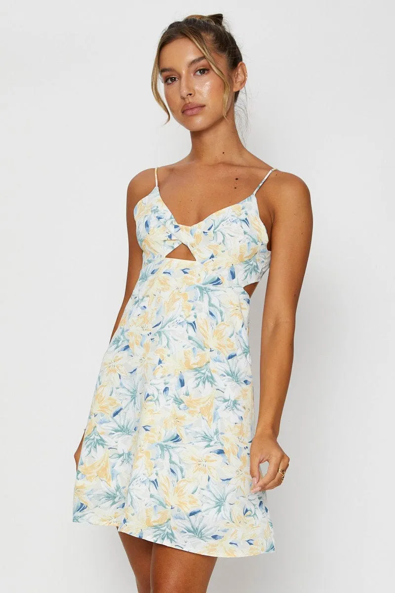 Print A Line Dress Mini sold by Ally Fashion product image thumbnail 3