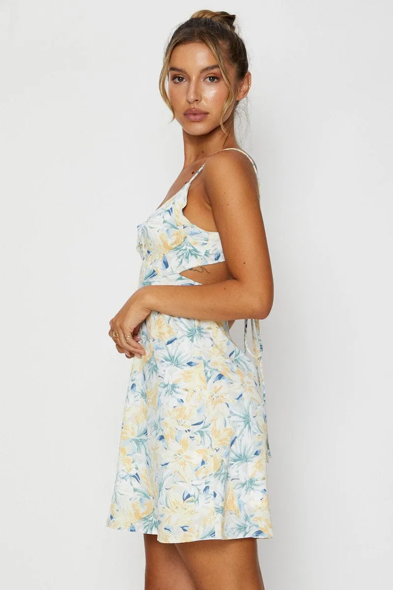 Print A Line Dress Mini sold by Ally Fashion product image thumbnail 4