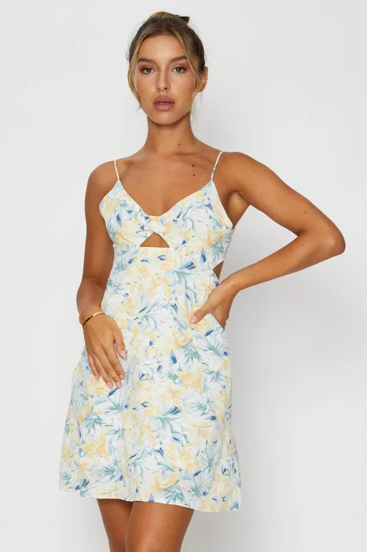 Print A Line Dress Mini sold by Ally Fashion