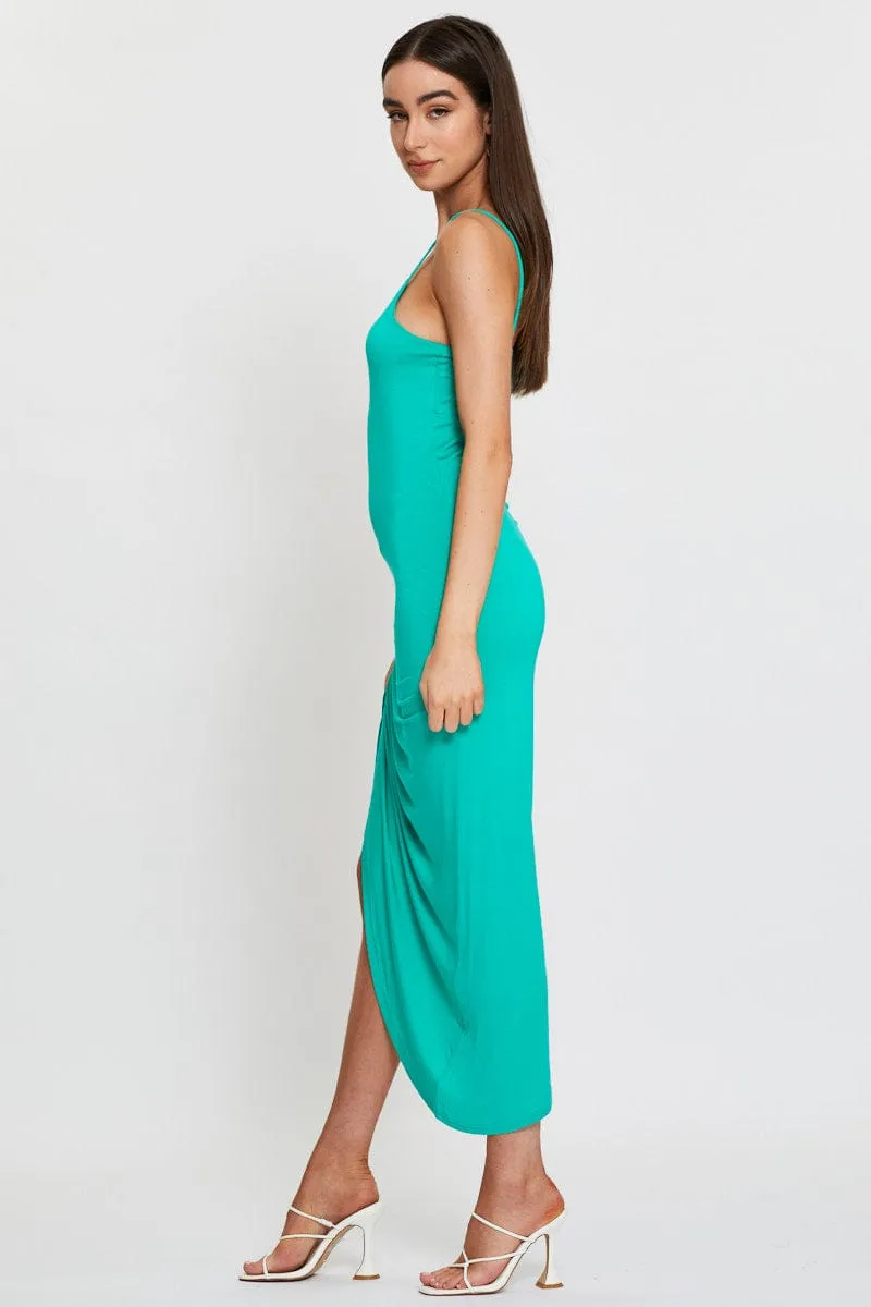 Green Bodycon Dress Midi sold by Ally Fashion product image thumbnail 4