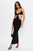 Black Cut-Out Bodycon Maxi Dress sold by Ally Fashion