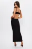 Black Cut-Out Bodycon Maxi Dress sold by Ally Fashion