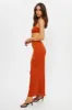 Brown Cut-Out Bodycon Maxi Dress sold by Ally Fashion