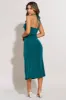 Green Midi Dress Keyhole sold by Ally Fashion
