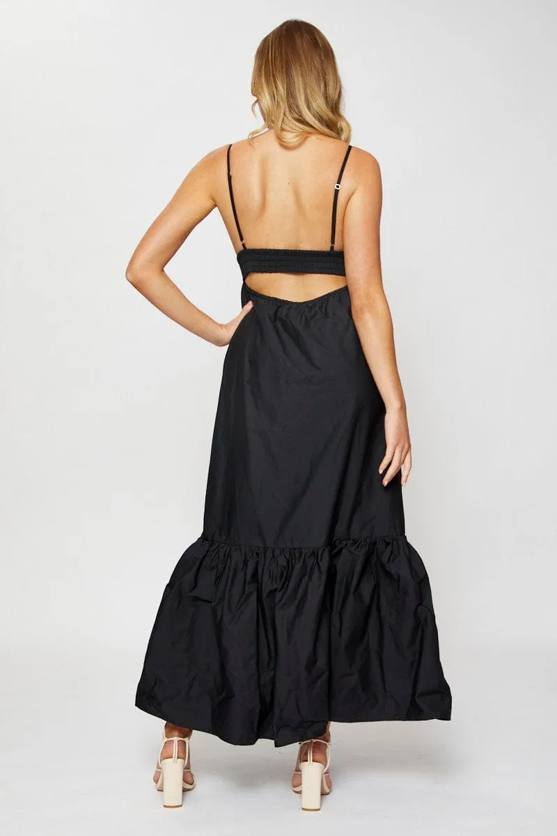 Black Maxi Dress Sleeveless Evening sold by Ally Fashion product image thumbnail 5