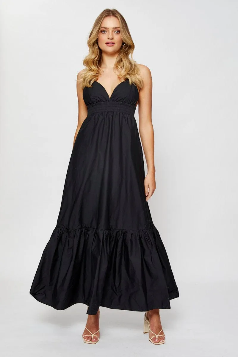 Black Maxi Dress Sleeveless Evening sold by Ally Fashion product image thumbnail 3