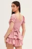 Pink Playsuit V Neck Satin sold by Ally Fashion