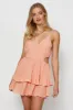 Orange Playsuit Sleeveless sold by Ally Fashion