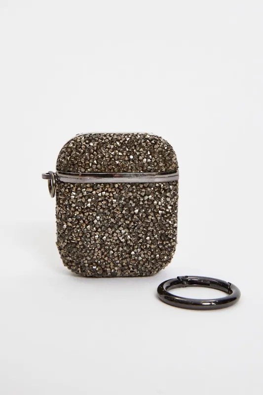 Grey Shimmer Air Pod Case sold by Ally Fashion