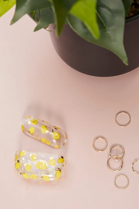 Print Cute Lemon Print Air-Pod Case sold by Ally Fashion