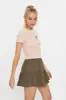 Pink T Shirt Short Sleeve Embroided sold by Ally Fashion