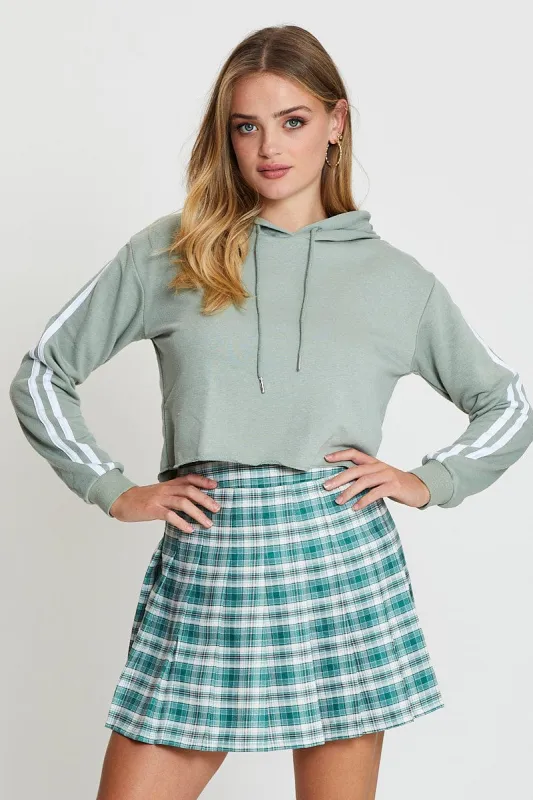 Green Hoodie Long Sleeve sold by Ally Fashion