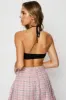 Black Halter Top Crop sold by Ally Fashion