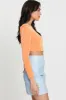 Orange Crop Top Long Sleeve sold by Ally Fashion
