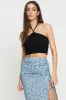 Black Cross Front Top Sleeveless sold by Ally Fashion