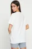 White Graphic T Shirt Short Sleeve sold by Ally Fashion