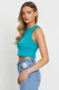 Green Crop Top Sleeveless sold by Ally Fashion