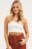 White Crop Top sold by Ally Fashion