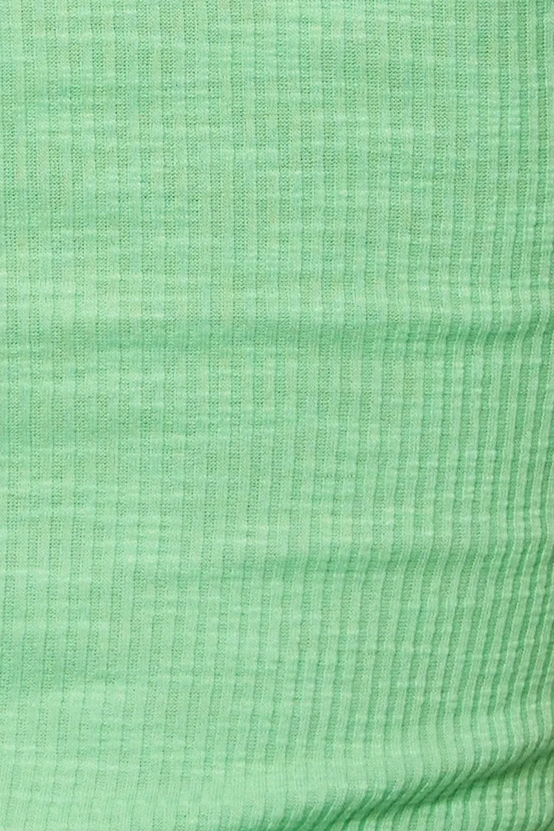 Green Crop T Shirt Short Sleeve sold by Ally Fashion product image thumbnail 5