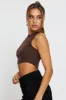 Brown Crop Top sold by Ally Fashion