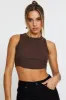 Brown Crop Top sold by Ally Fashion