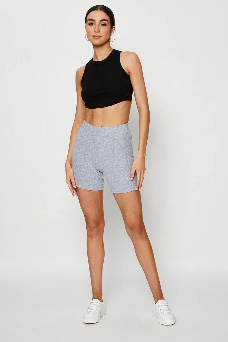 Black Crop Top sold by Ally Fashion product image thumbnail 2