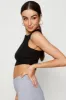Black Crop Top sold by Ally Fashion