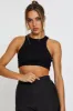 Black Crop Top sold by Ally Fashion