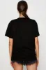 Black Graphic T Shirt Short Sleeve sold by Ally Fashion