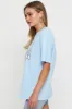 Blue Graphic T Shirt Short Sleeve sold by Ally Fashion