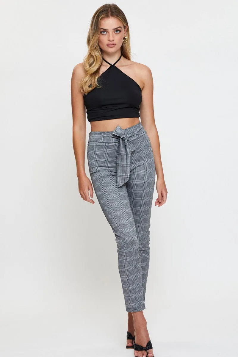 Black Basic Top Halter Neck sold by Ally Fashion product image thumbnail 3