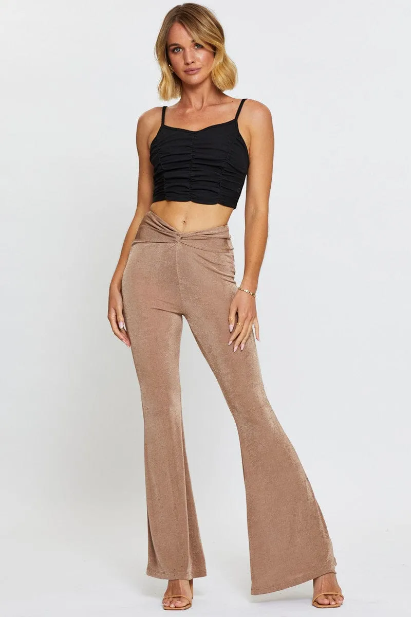 Black Crop Top sold by Ally Fashion product image thumbnail 3